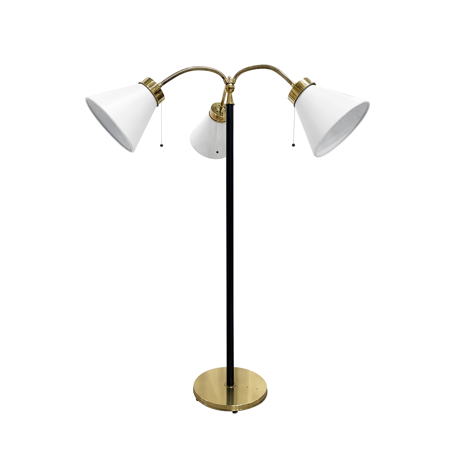 20th Century Gold Swedish Svenskt Tenn Vintage Brass Floor Lamp by Josef Frank