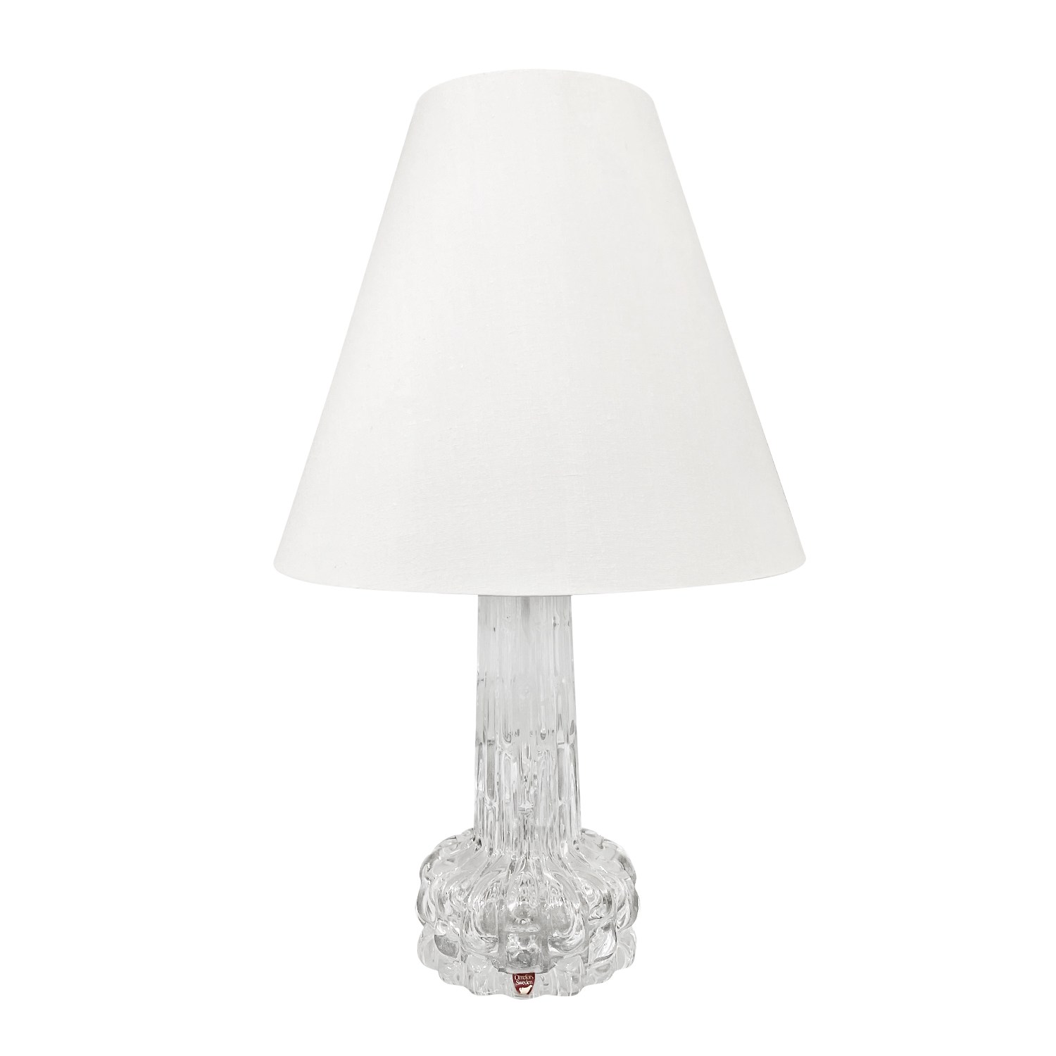 20th Century Swedish Orrefors Table Lamp – Scandinavian Light by Carl Fagerlund