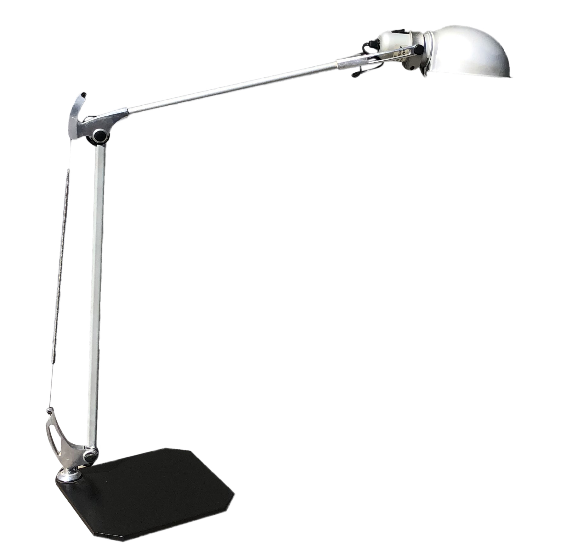 20th Century Grey Italian Artemide Table Lamp – Desk Light by Riccardo Blumer
