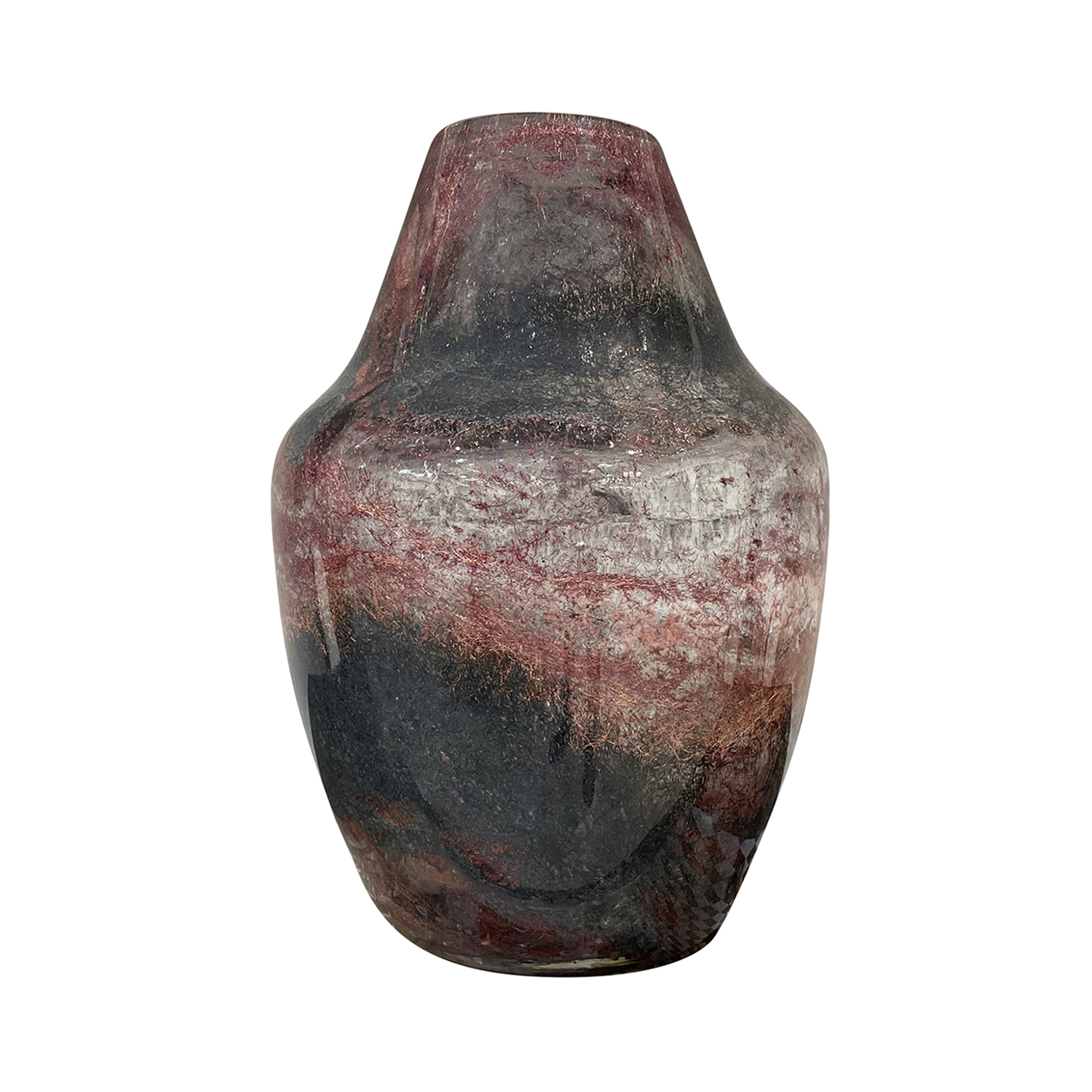 Italian Single Murano Glass Vase by Studio Salvadore