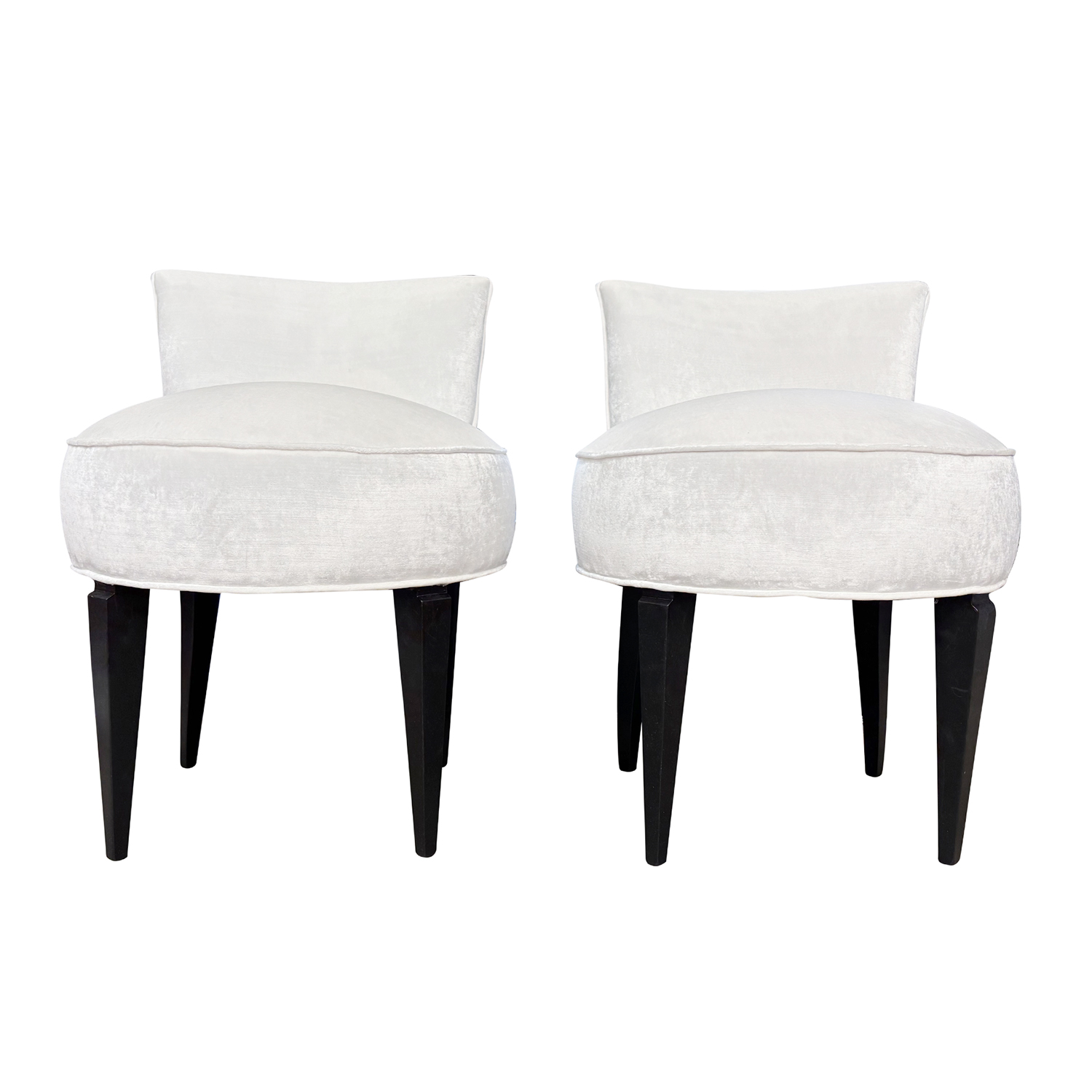 20th Century Italian Pair of Dresser Chairs in the Style of Malatesta & Masson