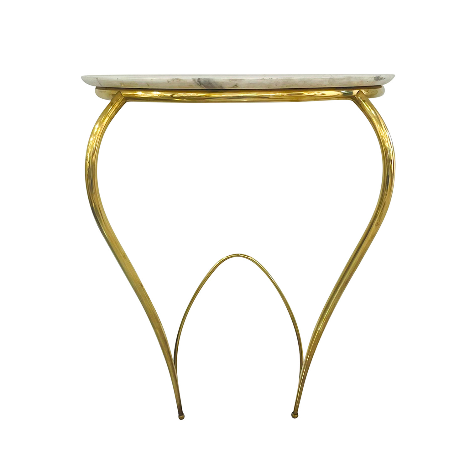 20th Century Italian Modern Vintage Marble Console Table by Carlo Enrico Rava