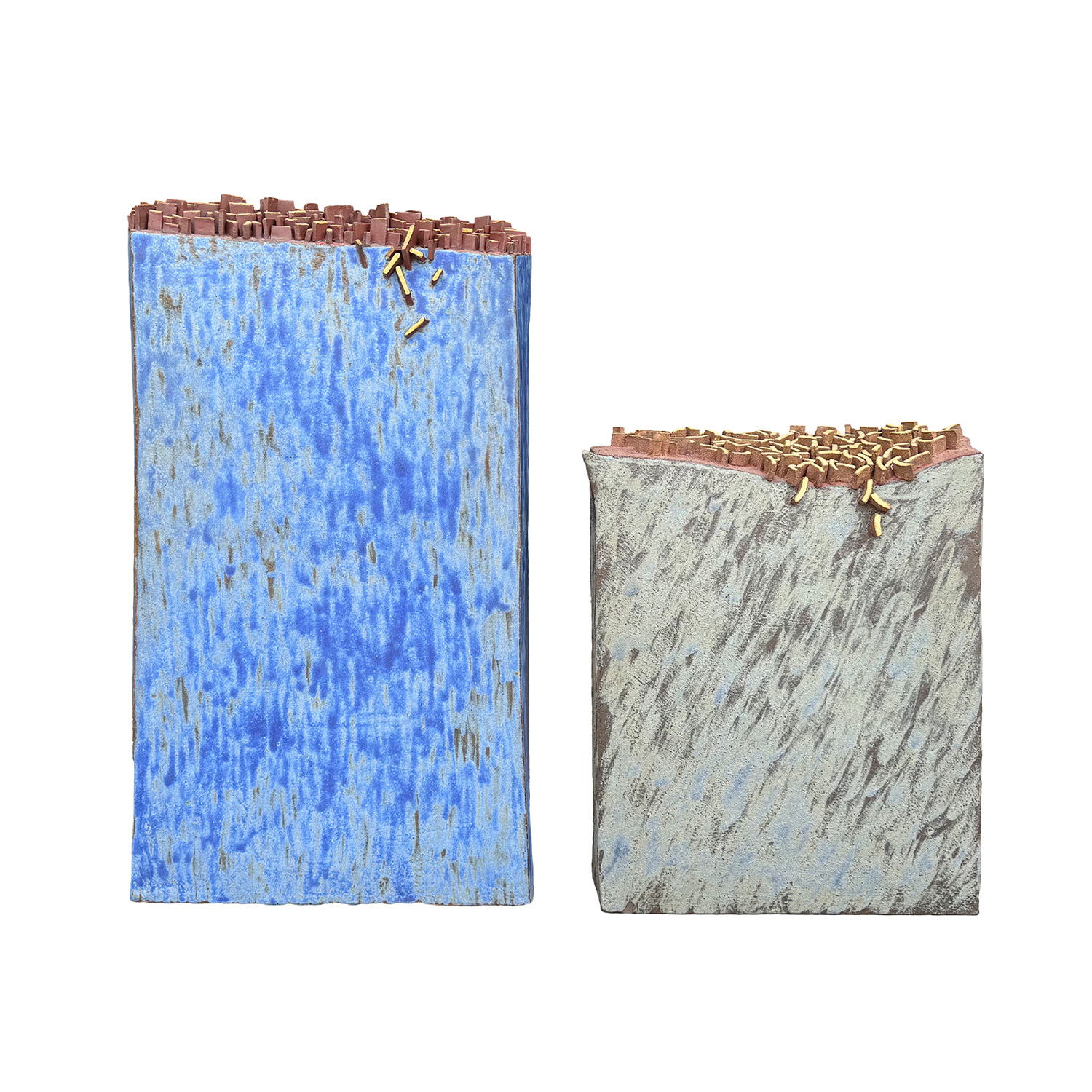 A Set of two Ceramics by Elio Schiavon (1925 – 2004 ) Padua