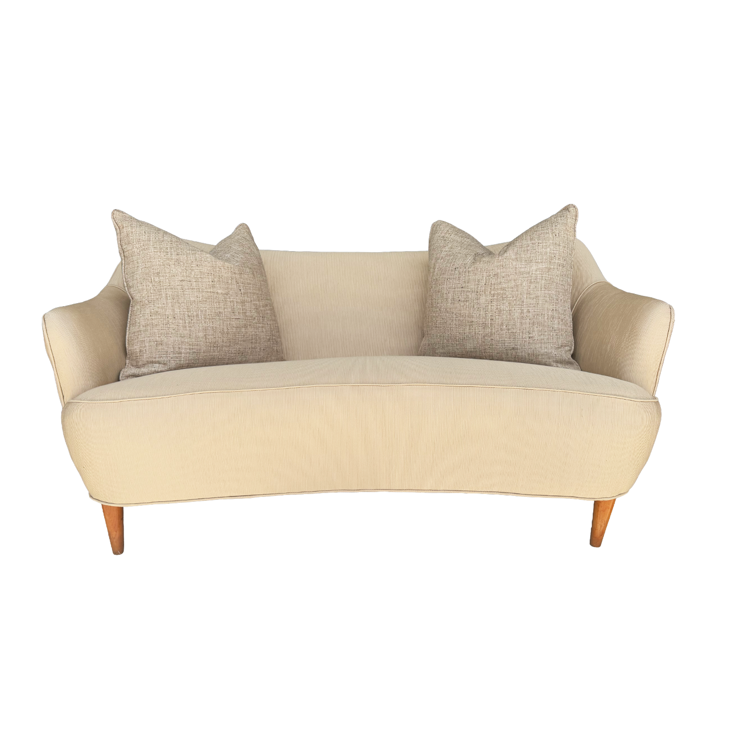 Karl Malmsten Upholstered Swedish Loveseat or Small Sofa